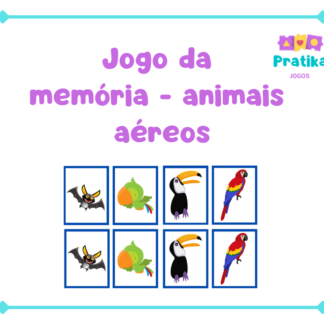 Jogo da memória - Animais Aéreos
