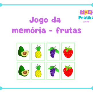Jogo da Memória - Frutas