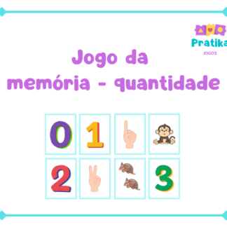 Jogo da Memória - Quantidade