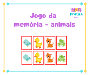 Jogo da Memória dos Animais
