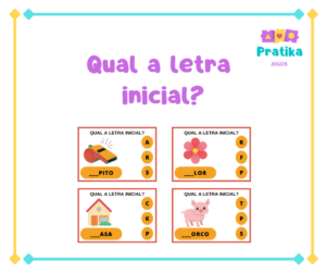 Qual a letra Inicial