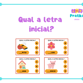Qual a letra Inicial